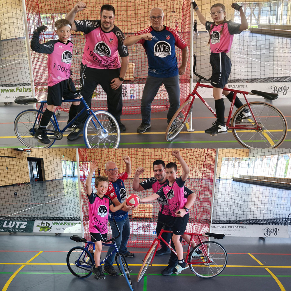U11-Radballer zur Saisonhälfte mit Kantersieg und Nervenkrimi in Reichenbach
